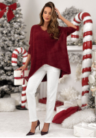 Pullover alpaka oversize Touches Heaven Schwarz