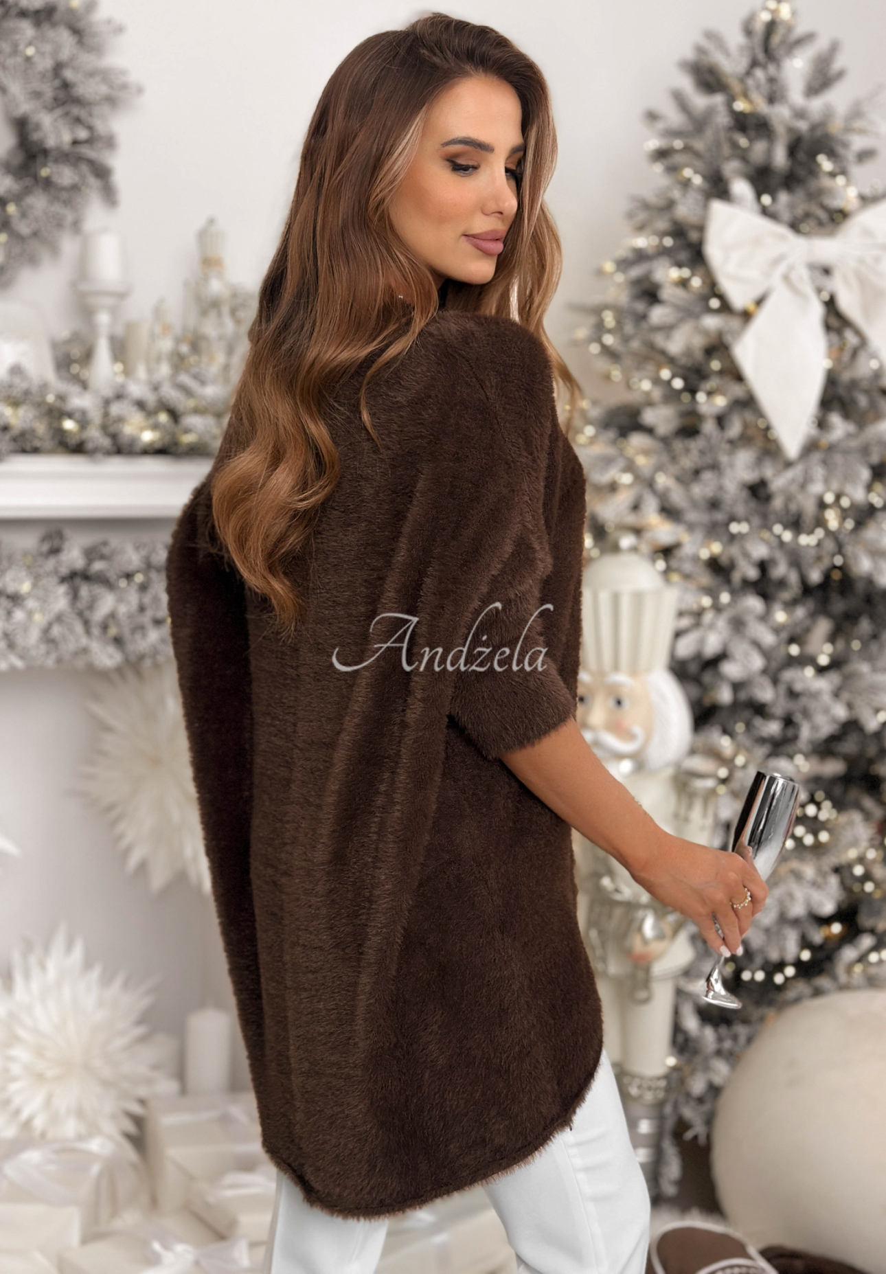 Pullover oversize Touches Heaven Schokoladenbraun