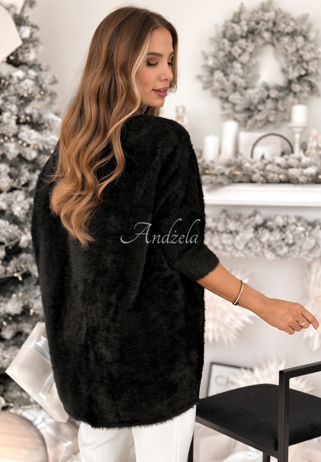 Pullover oversize Touches Heaven Schwarz