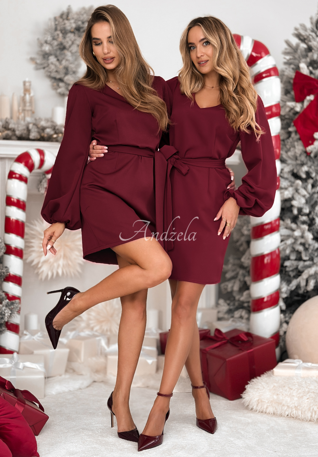 Minikleid Different Vibes Burgunderrot