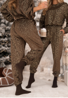 Welurowy Set Gold Twilight Schokoladenbraun