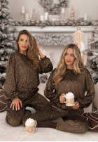 Welurowy Set Gold Twilight Schokoladenbraun