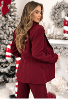 Set Blazer i Hose Say My Name Burgunderrot