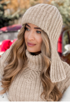 Mütze uszatka First Frost Beige