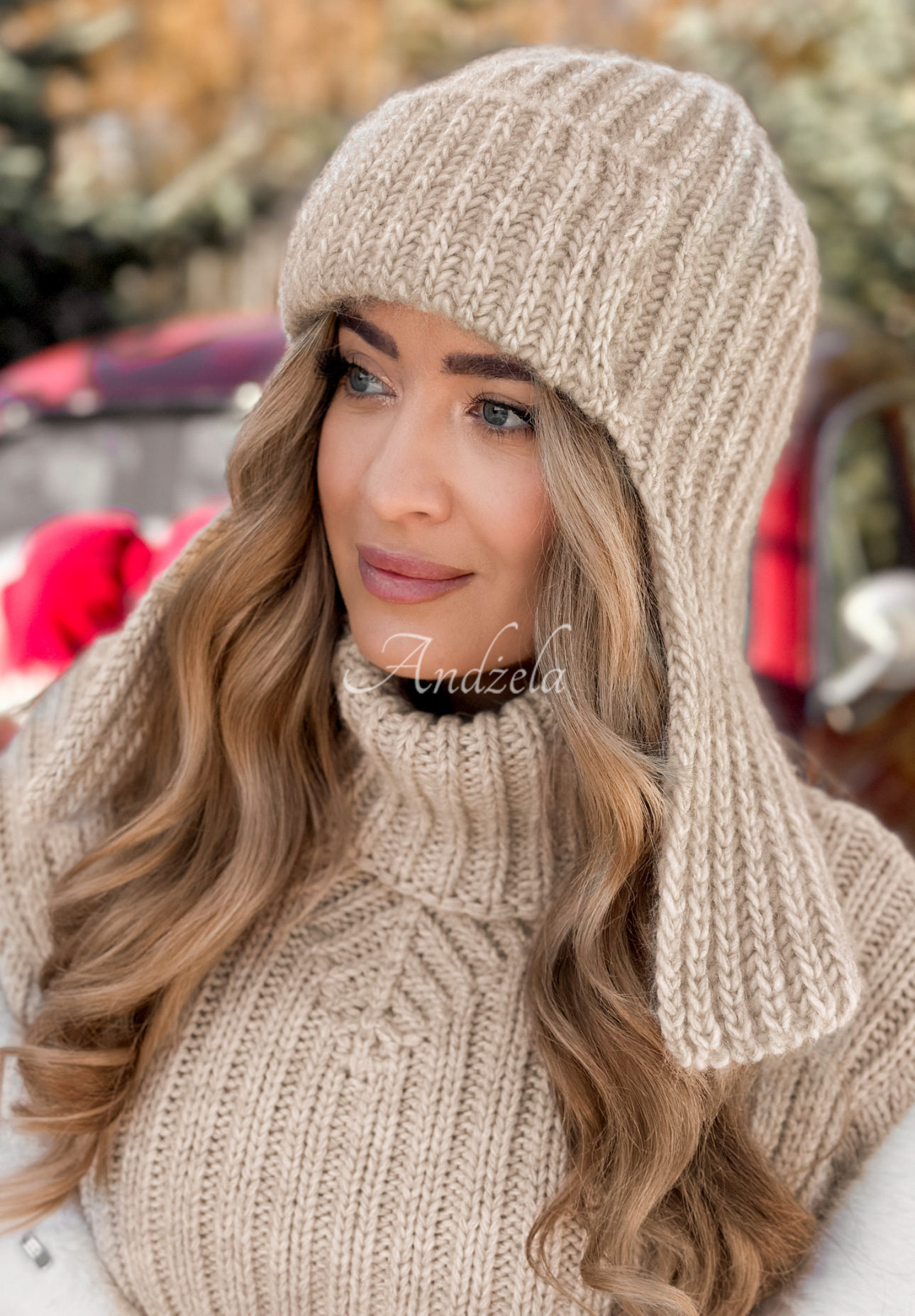 Fliegermütze First Frost Beige