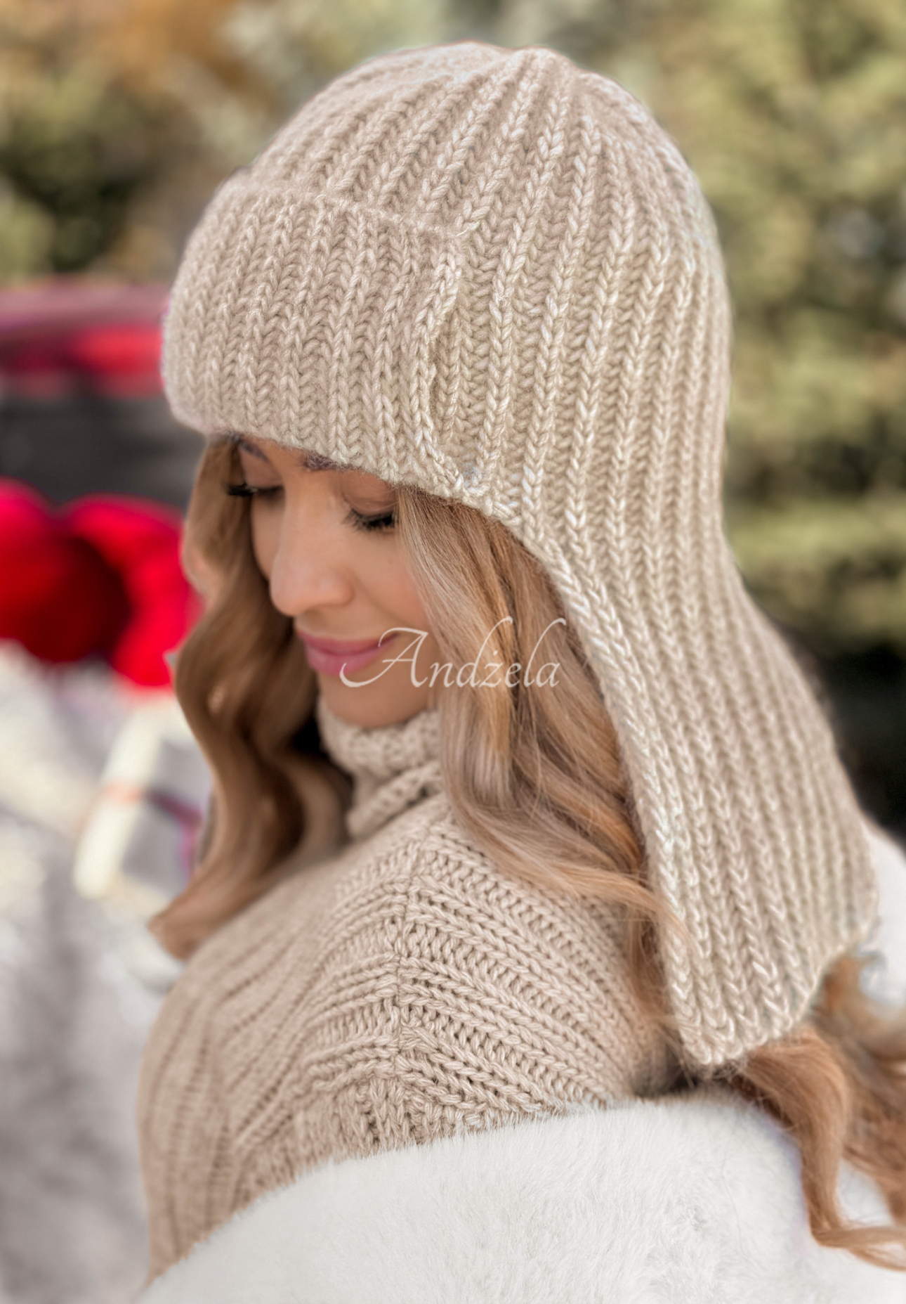 Fliegermütze First Frost Beige