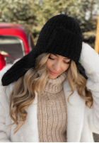 Mütze uszatka First Frost Schwarz