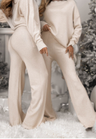 Dzianinowy Set Pullover i Hose Peace Of Mind Ecru
