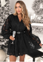 Koronkowa Kleid Falling For Me Schwarz