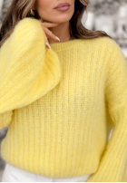 Pullover z szerokimi rękawami Better Than That Gelb