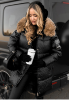 Długa Pikowana Jacke The Luckiest Schwarz