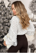 Koronkowa Hemd z żabotem Dear Santa Claus Ecru