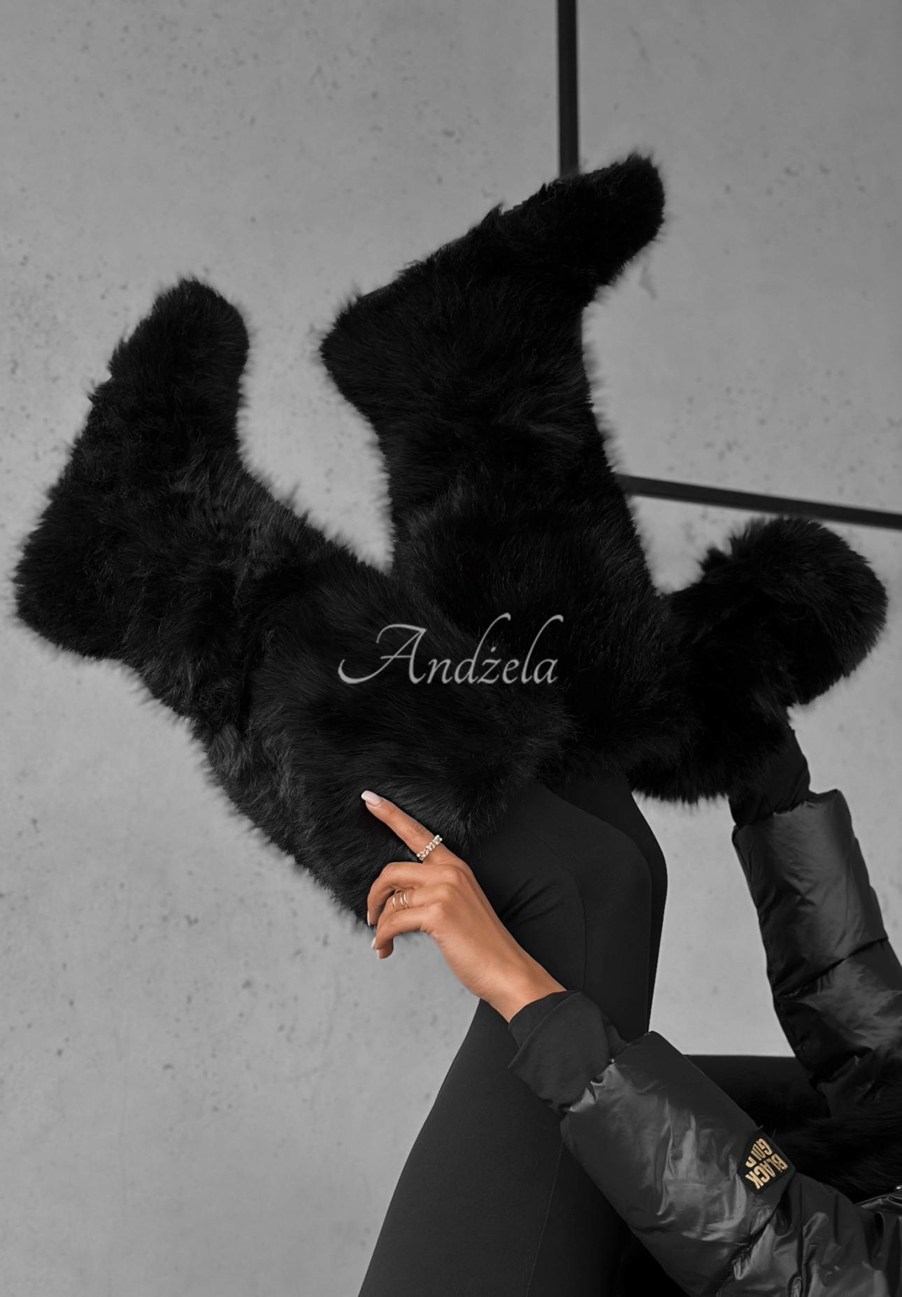 Fellstiefel Grizzly Bear Schwarz