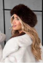 Band z futerkiem Not To Allow Schokoladenbraun