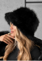 Mütze bucket hat z futerkiem When Snow Fallls Schwarz