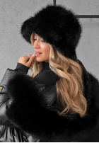 Mütze bucket hat z futerkiem When Snow Fallls Schwarz