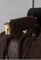 Zamszowa Tasche In My Closet Schokoladenbraun