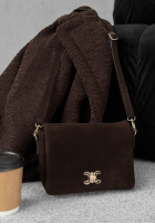 Zamszowa Tasche In My Closet Schokoladenbraun