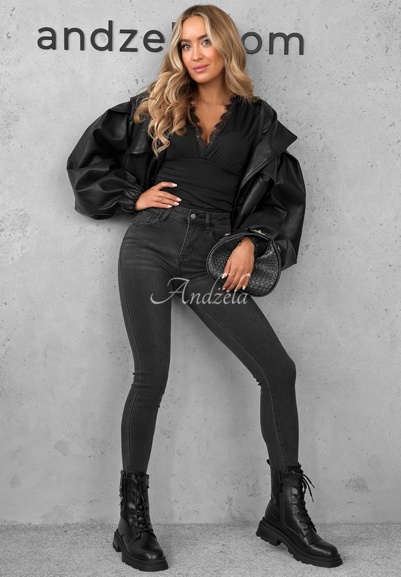 Skinny-Jeans Not Too Much Grau