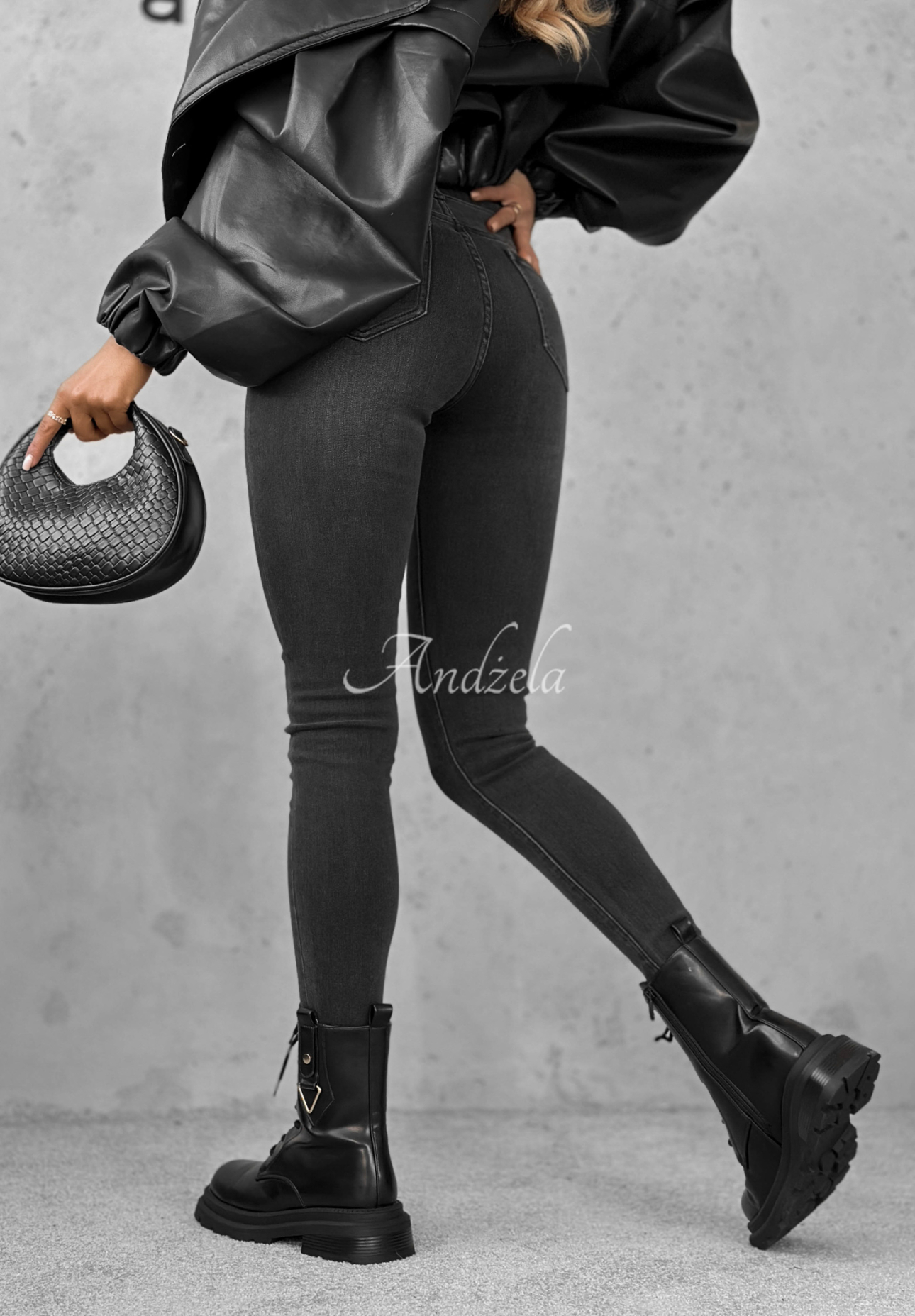 Skinny-Jeans Not Too Much Grau