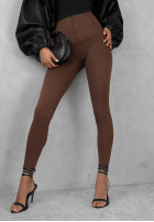 Figurbetonte Leggins Too Good Schokoladenbraun