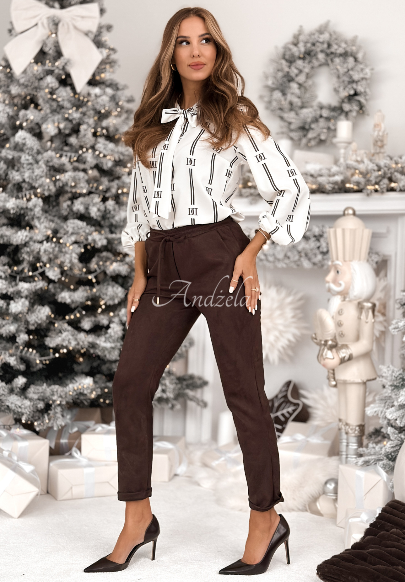 Viskosehemd mit Bindung Time Flies Weiß