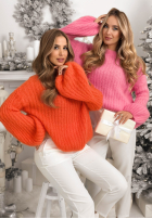 Pullover z szerokimi rękawami Better Than That Orange