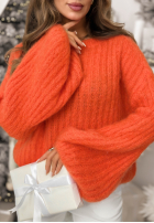 Pullover z szerokimi rękawami Better Than That Orange