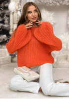 Pullover z szerokimi rękawami Better Than That Orange