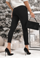 Material Hose z paskiem Alone We Can Schwarz