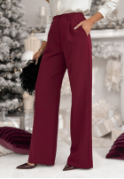 Hose z przeszyciami A Minute Ago Burgund