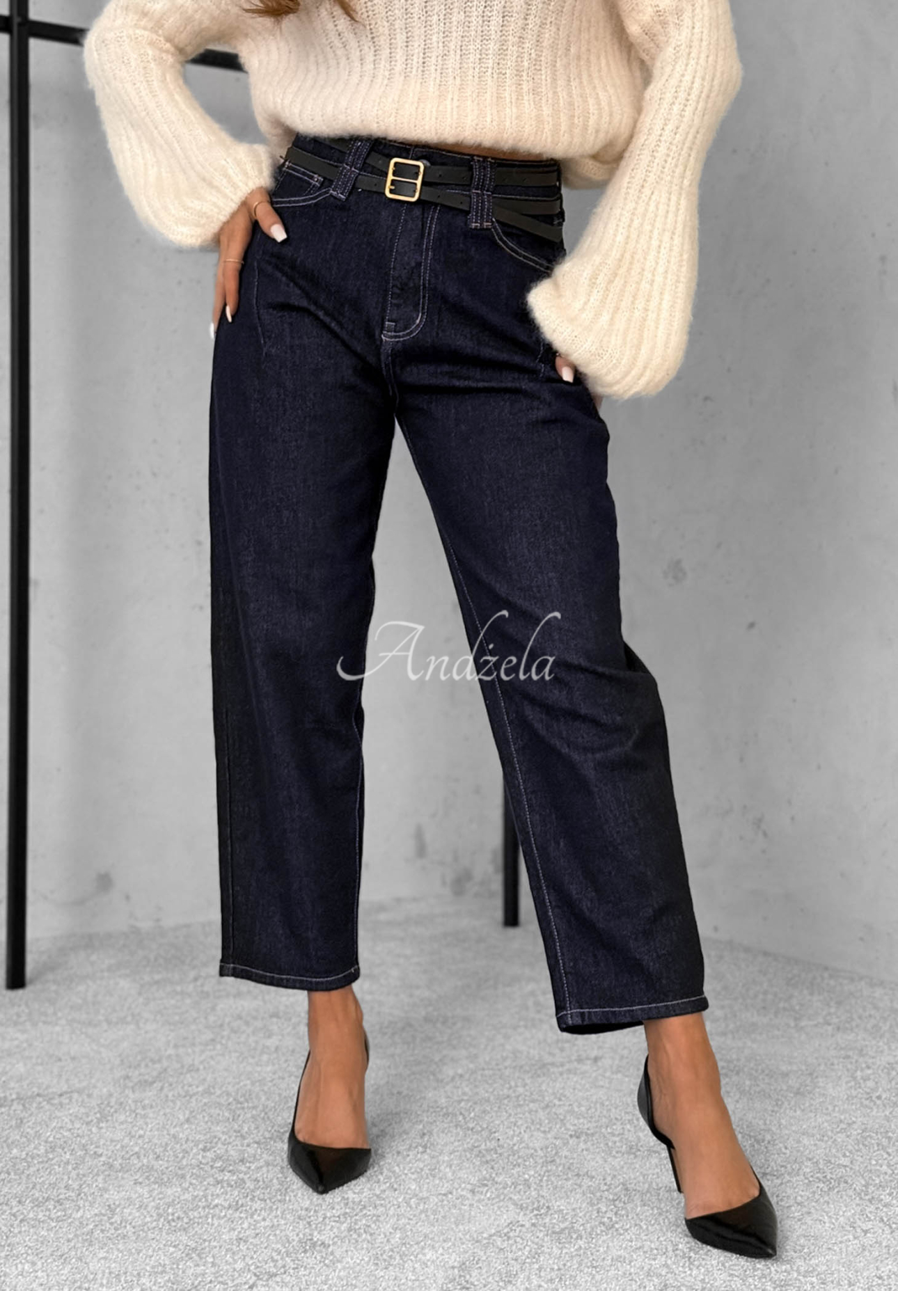 Balloon Jeans Important Message Dunkelblau