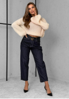 Hose Jeans balloon Important Message Dunkelblau