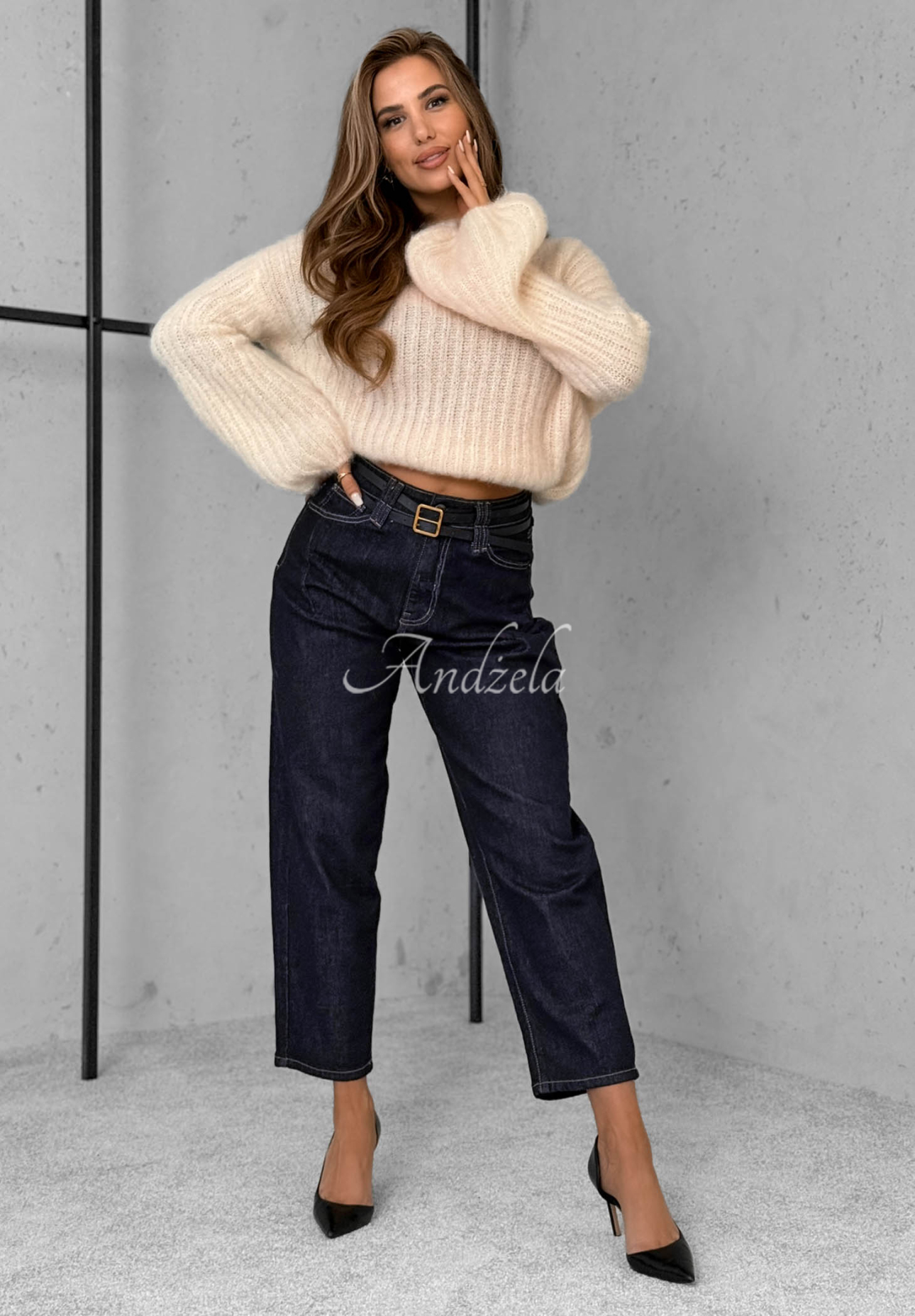 Balloon Jeans Important Message Dunkelblau