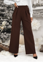 Hose z przeszyciami After You Left Schokoladenbraun
