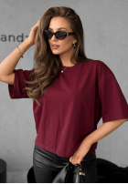 T-Shirt Very Fine Burgunderrot