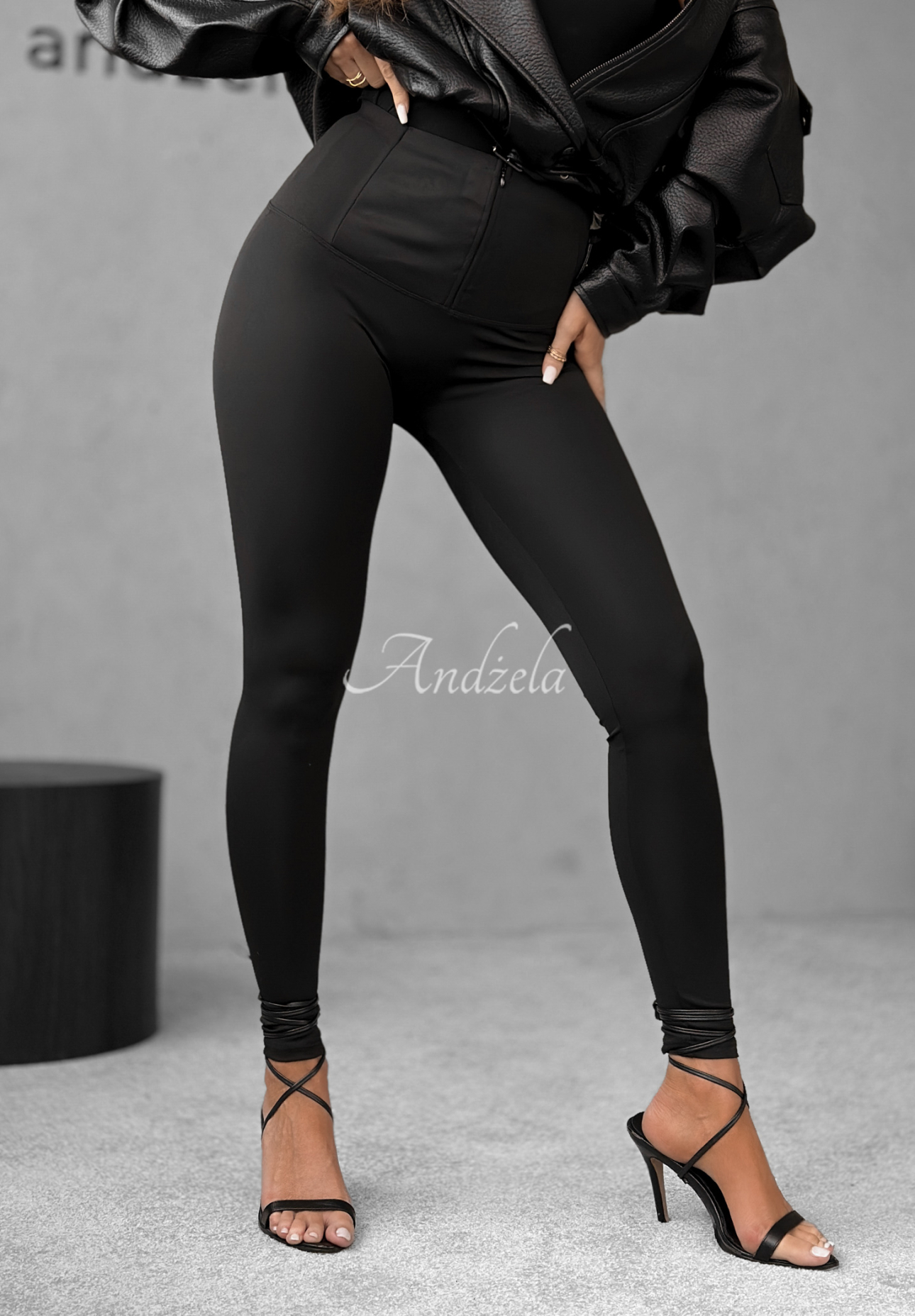 Figurbetonte Leggins Too Good Schwarz