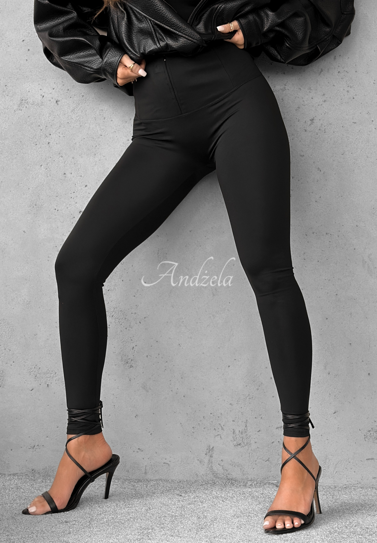 Figurbetonte Leggins Too Good Schwarz