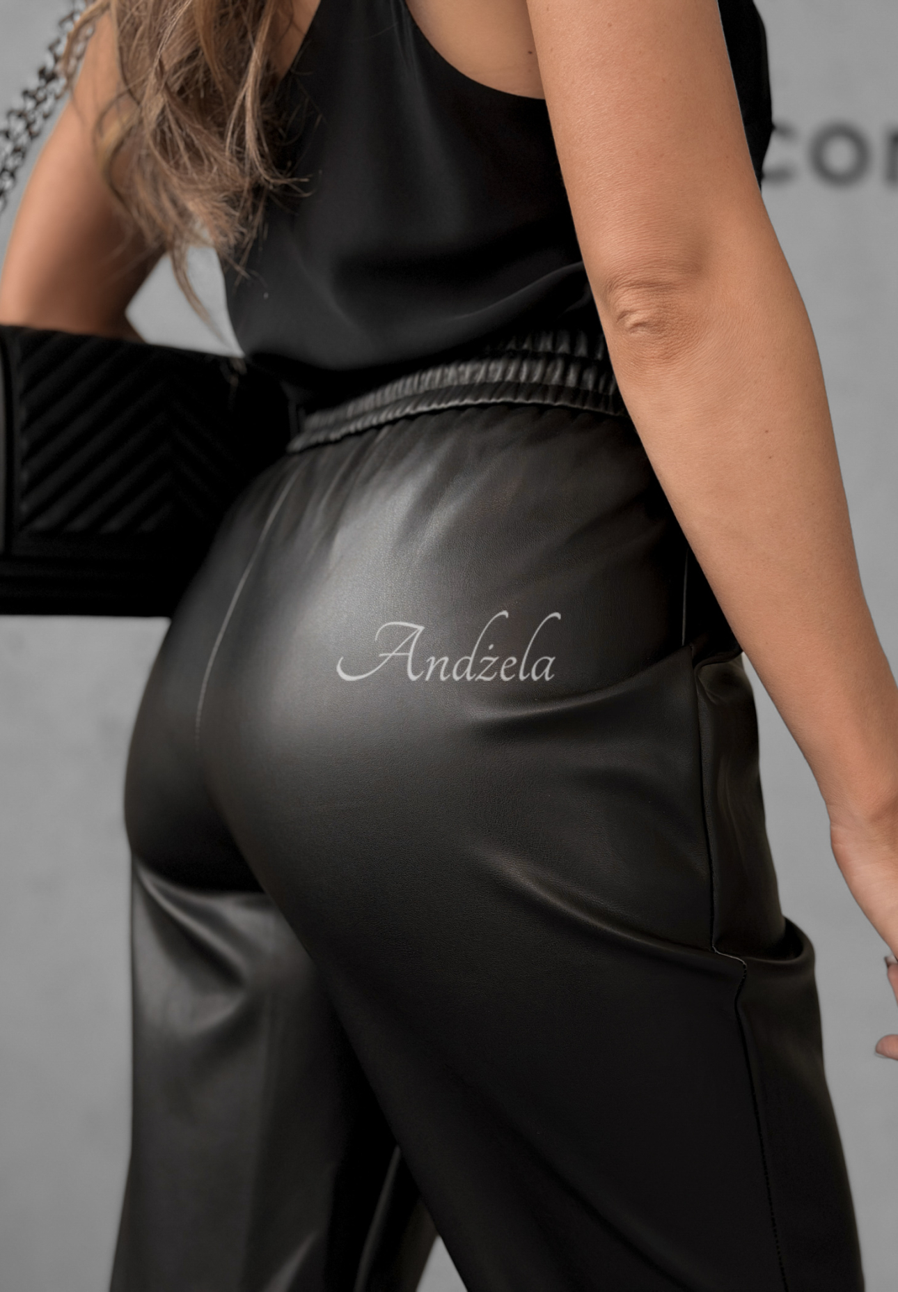 Choosing Myself leather pants black