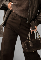 Hose Jeans balloon Say Less Schokoladenbraun