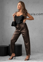 Lederhose Choosing Myself Schokoladenbraun