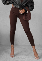 Leggings Push-Up Fit Females ciemnoczekoladowe