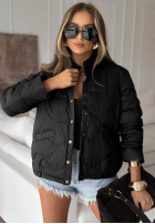 Krótka puchowa Jacke Last Thing Schwarz