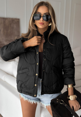 Kurze Daunenjacke Last Thing Schwarz