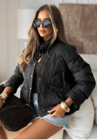 Krótka puchowa Jacke Last Thing Schwarz