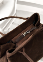 Zamszowa Tasche Fully Me Schokoladenbraun
