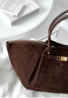 Zamszowa Tasche Almost Ready Schokoladenbraun