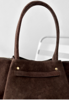 Zamszowa Tasche Almost Ready Schokoladenbraun