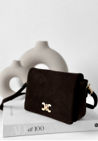 Zamszowa Tasche In My Closet Schokoladenbraun