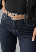 Hose Jeans z paskiem Let’s Not Talk Dunkelblau